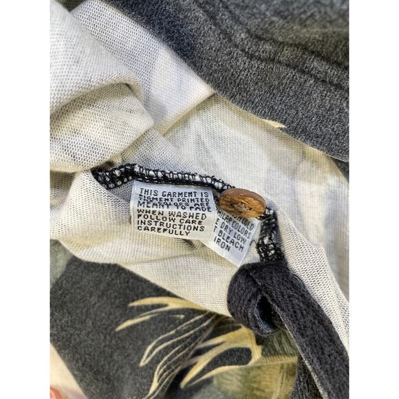 Vintage Men’s Tommy Bahama 100% Cotton Men’s Floral Polo Large - Picture 4 of 14